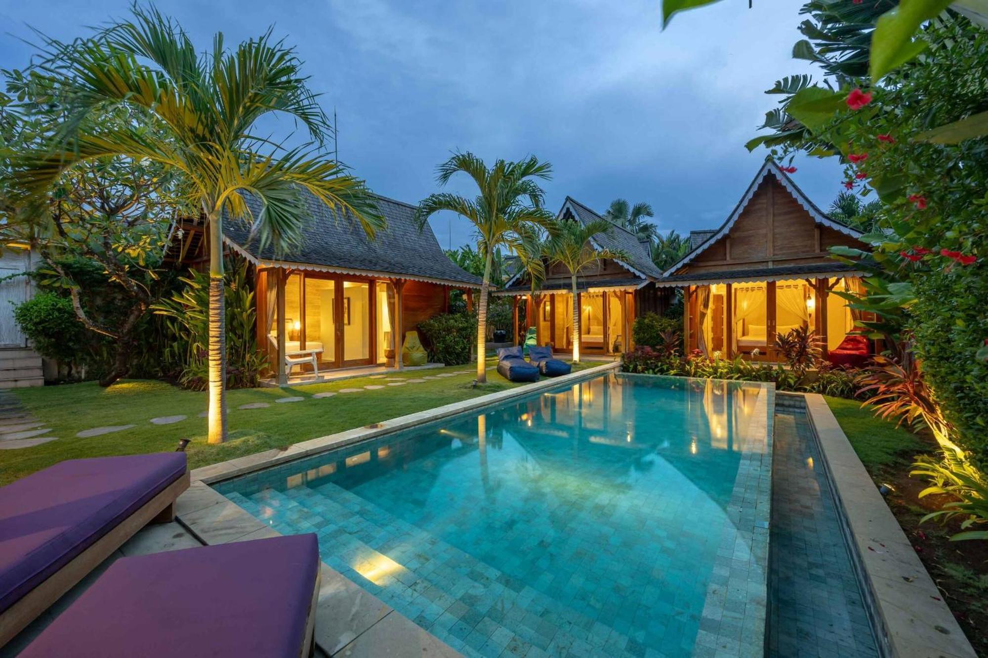 Villa Du Bah - Family Gateway 3Br Villa 12Min To Beach With Private Pool And Parking Kerobokan Екстериор снимка